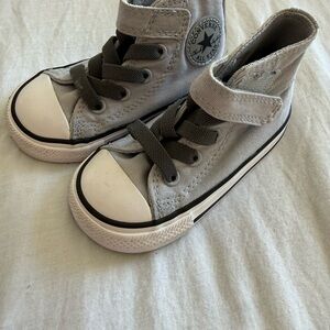 Converse Kids High-Top Sneakers - Light Gray